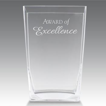 Recognition Crystal Vase