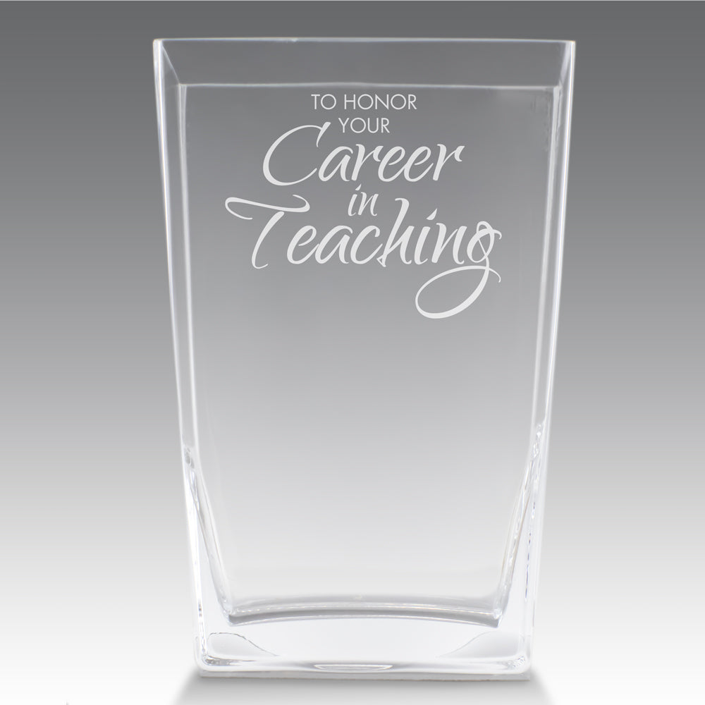 Recognition Crystal Vase