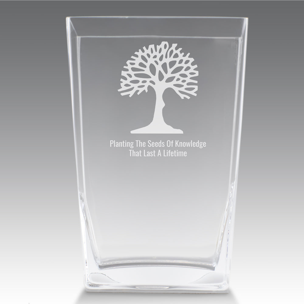 Recognition Crystal Vase