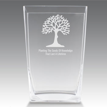 Recognition Crystal Vase