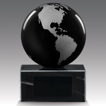 Crystal Globe Base Award