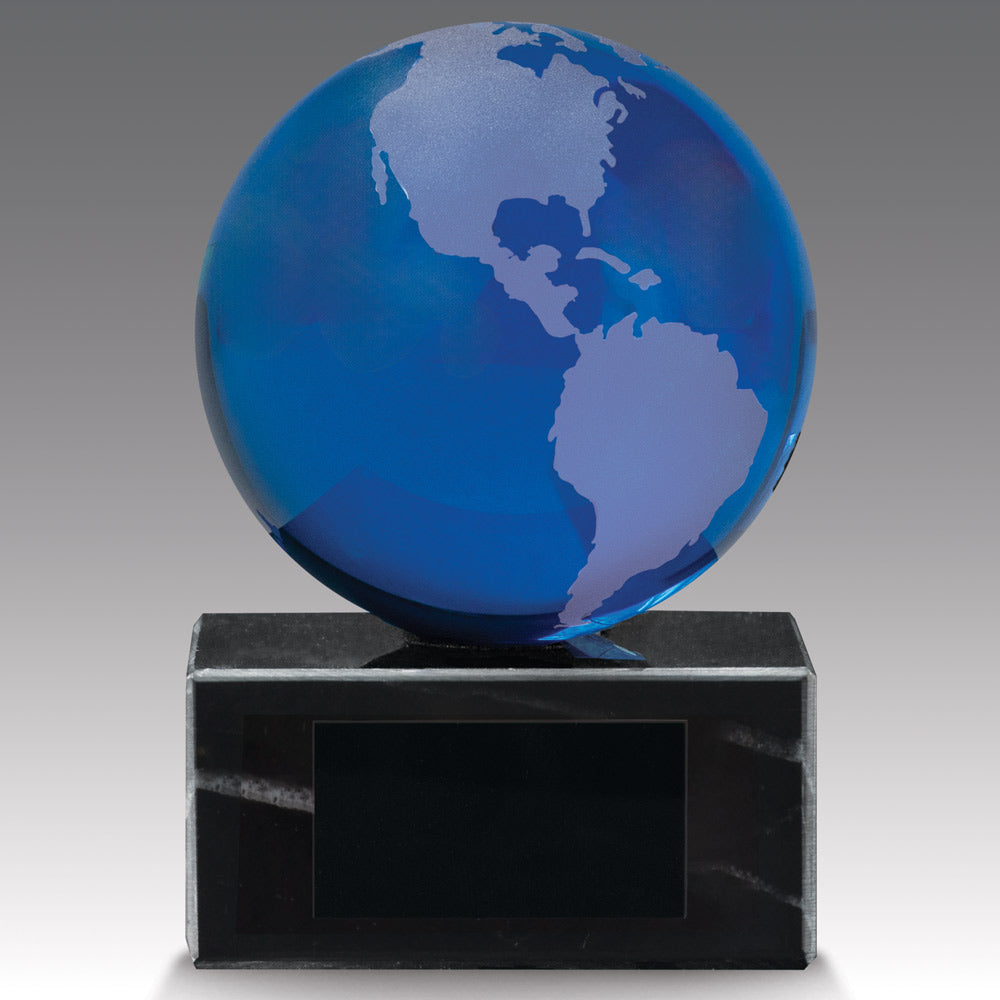 Crystal Globe Base Award