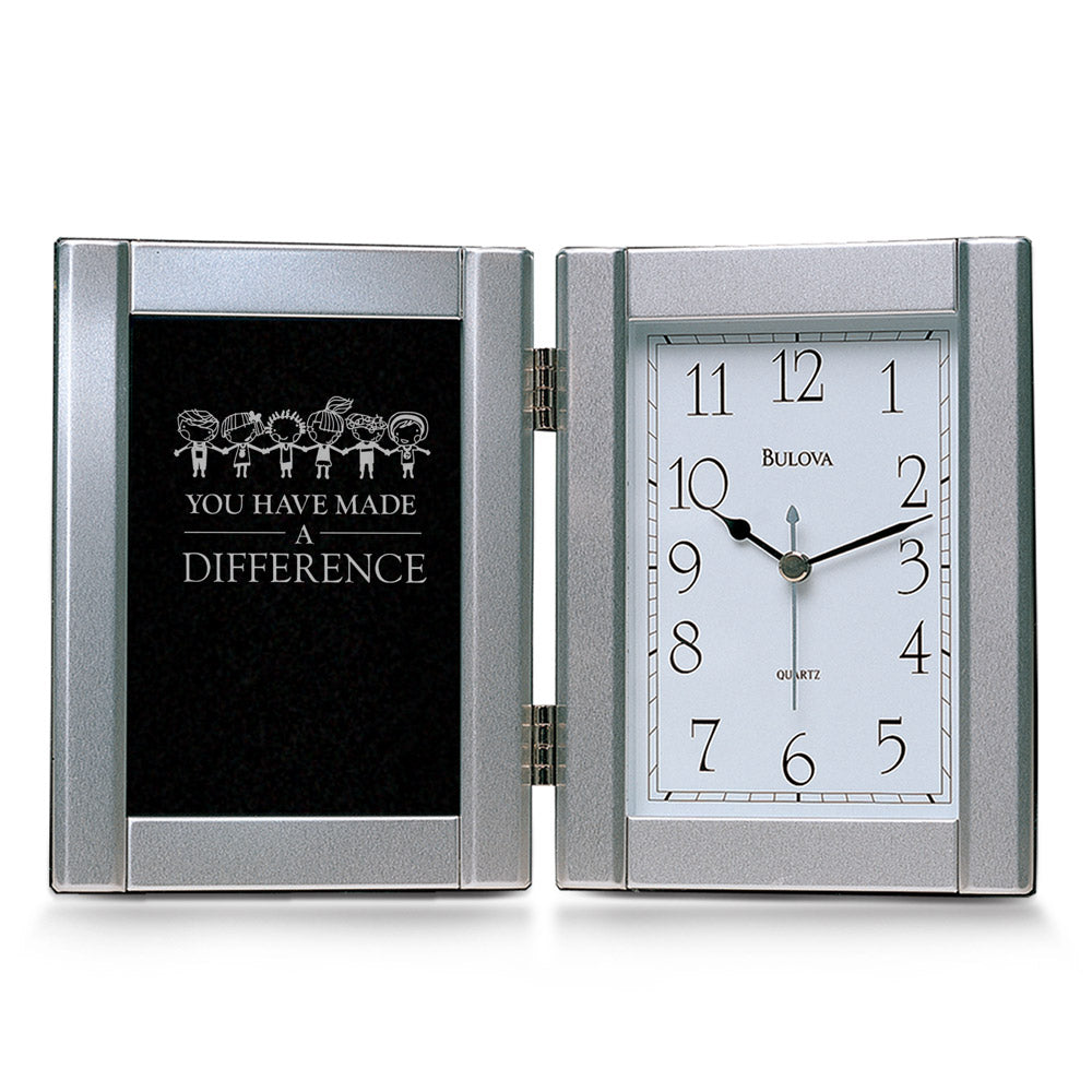 Bulova Framed Clock Award