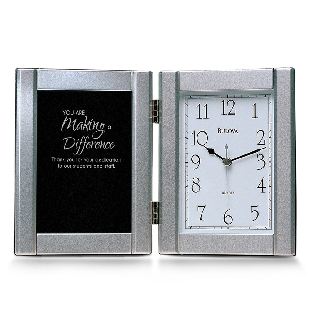 Bulova Framed Clock Award