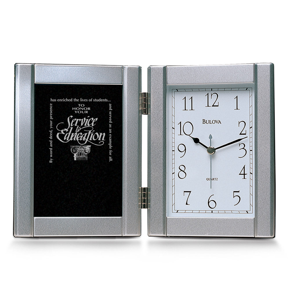 Bulova Framed Clock Award