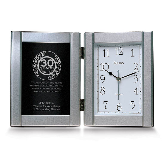 Bulova Framed Clock Award