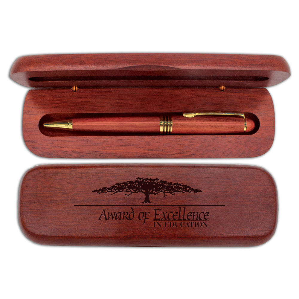 Rosewood Pen Case Set
