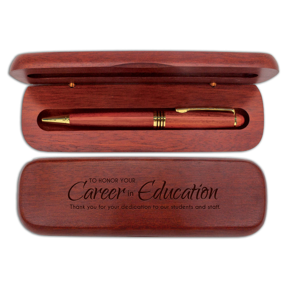 Rosewood Pen Case Set
