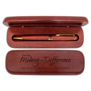 Rosewood Pen Case Set