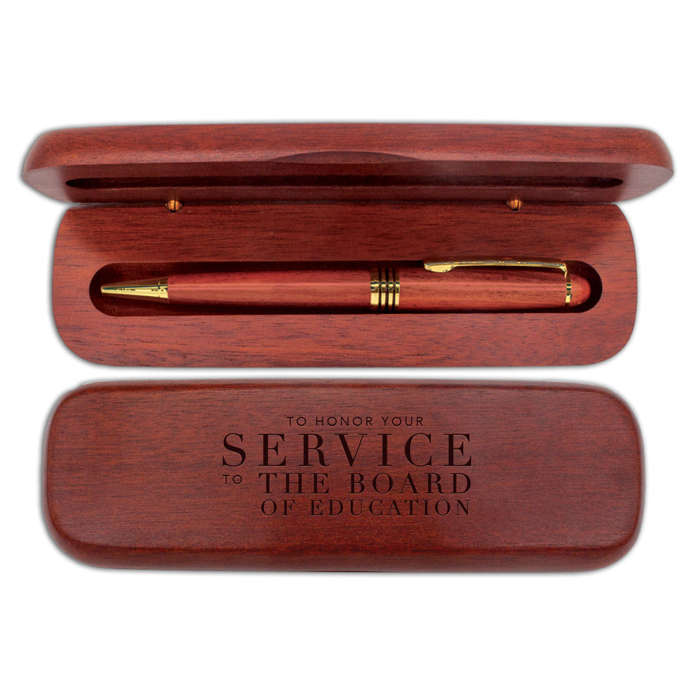 Rosewood Pen Case Set