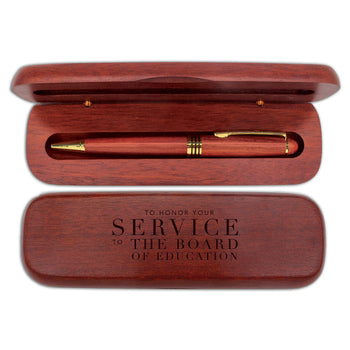 Rosewood Pen Case Set