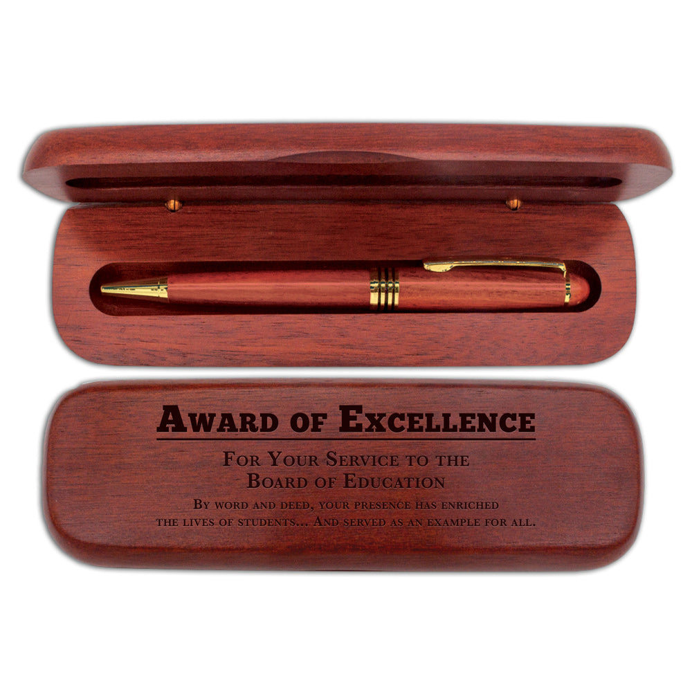Rosewood Pen Case Set