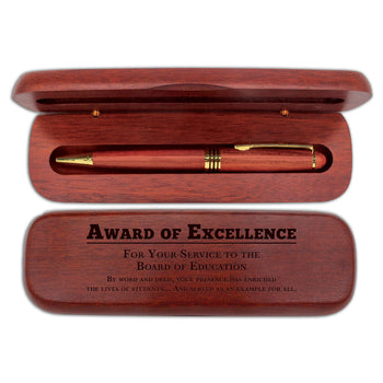 Rosewood Pen Case Set