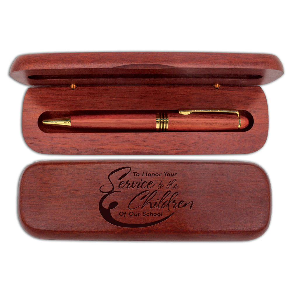 Rosewood Pen Case Set