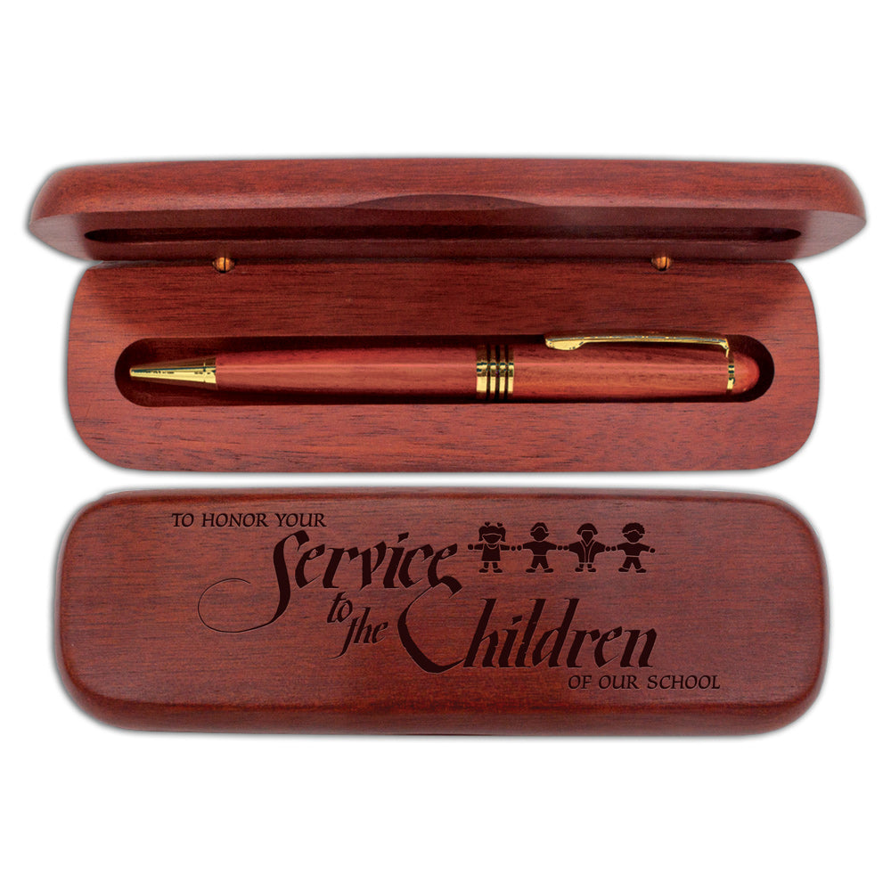 Rosewood Pen Case Set