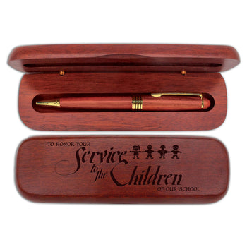 Rosewood Pen Case Set