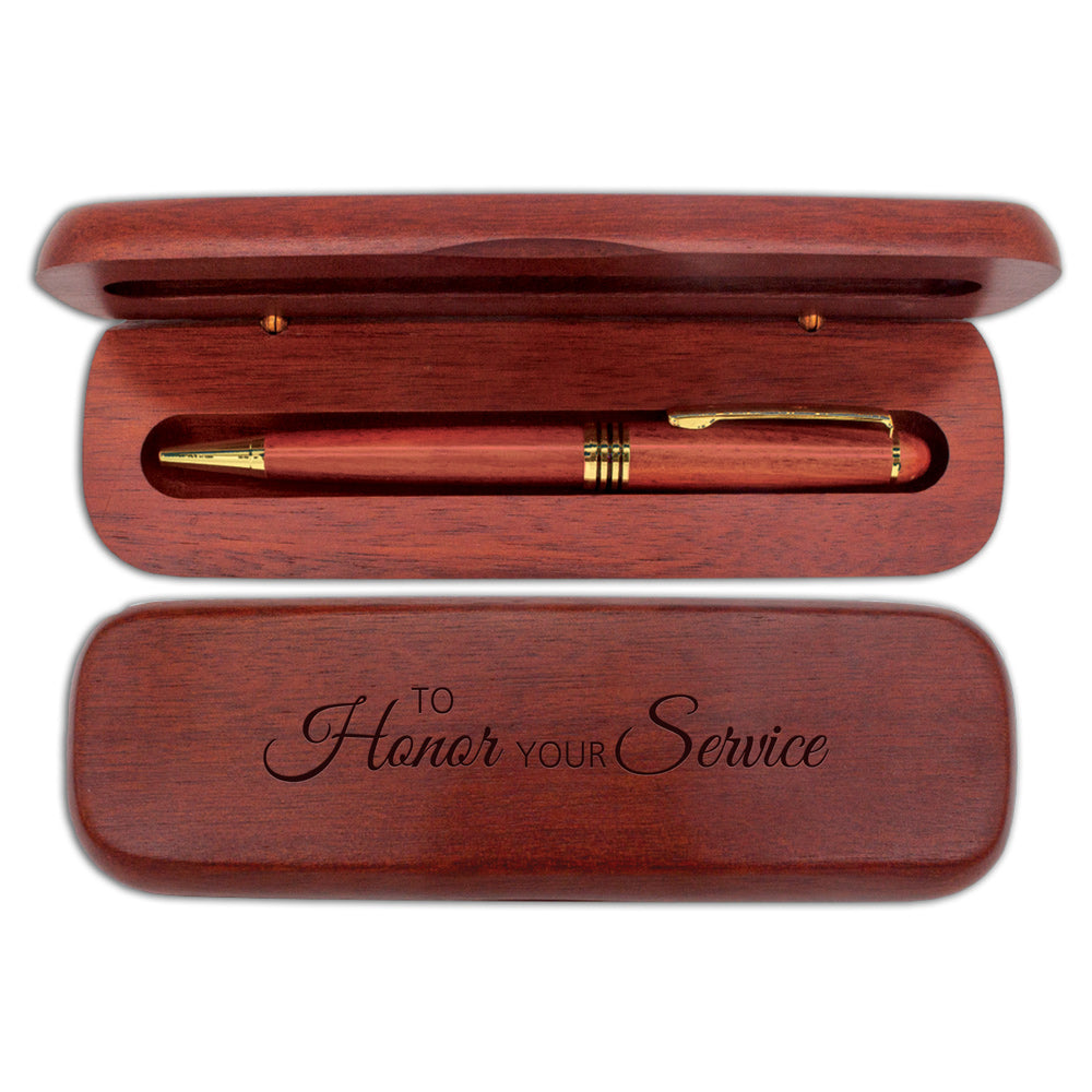 Rosewood Pen Case Set