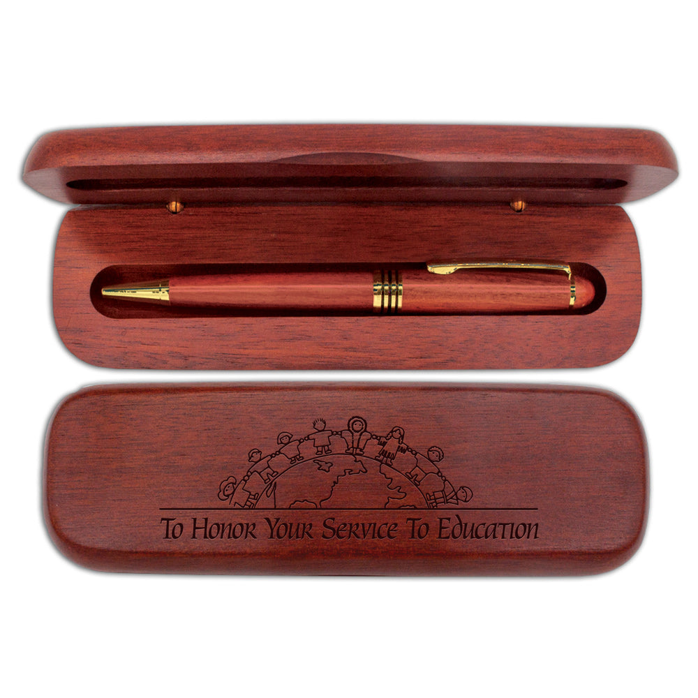 Rosewood Pen Case Set