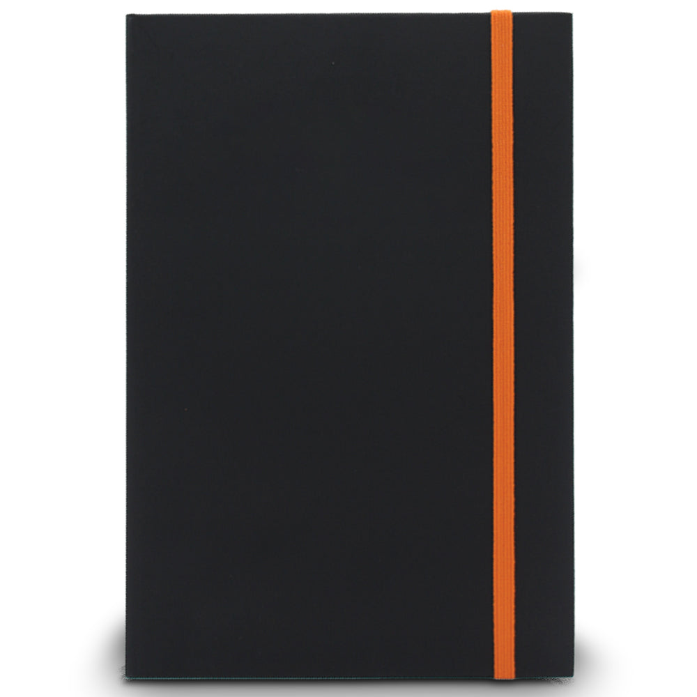 Custom Matte Black Hardbound Journal