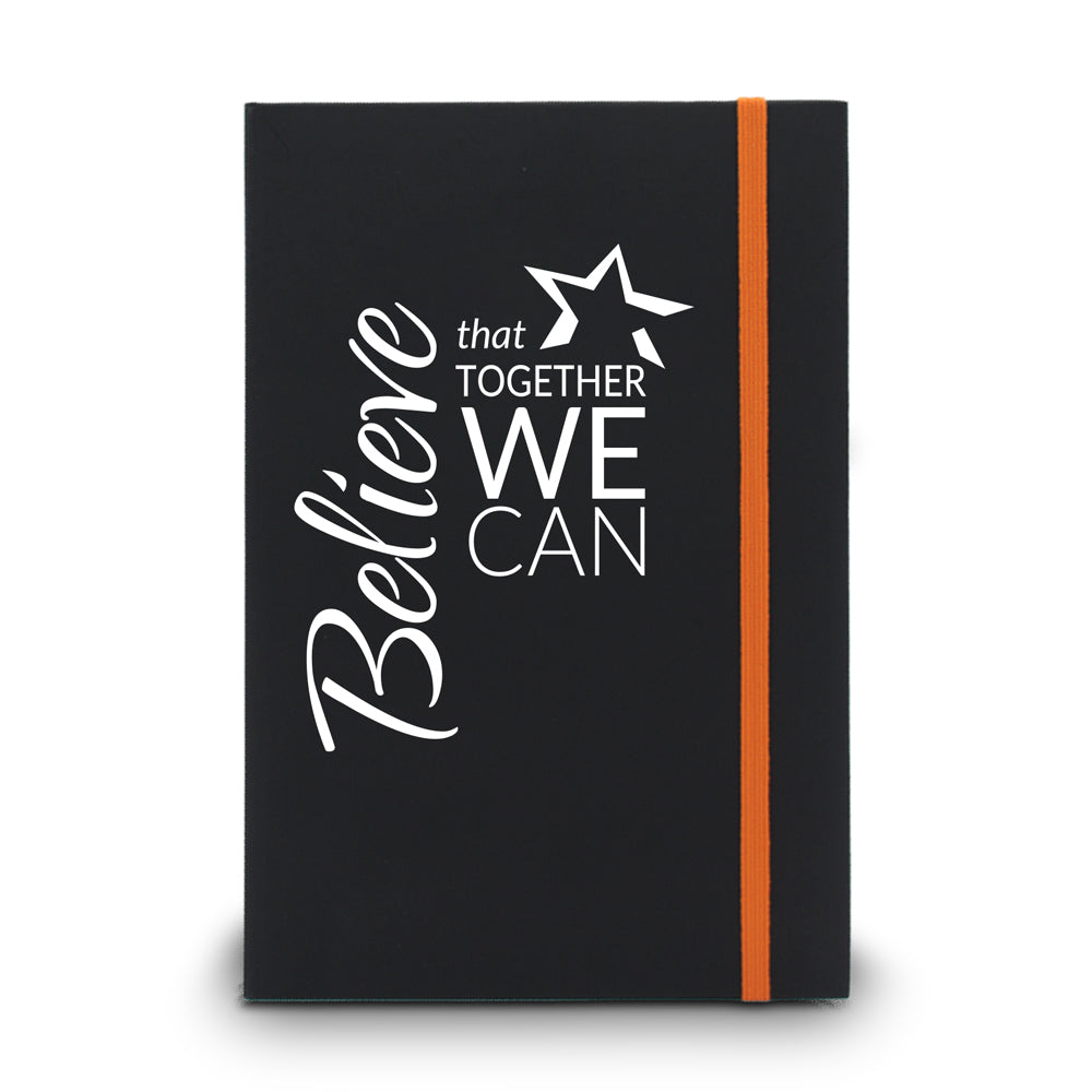 Believe Matte Black Hardbound Journal
