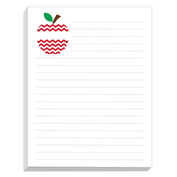 Personalized Notepads - Apple Chevron (2 pads)