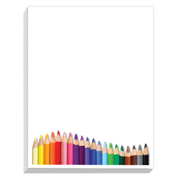 Personalized Notepads – Colored Pencils (2 pads)