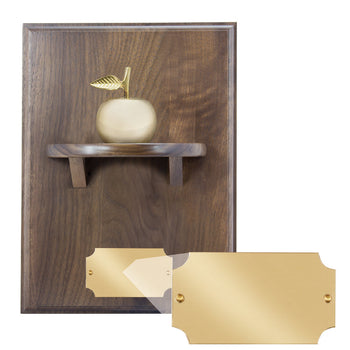 Apple Bell Shelf Plaque