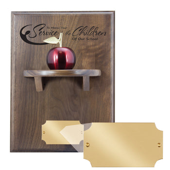 Apple Bell Shelf Plaque
