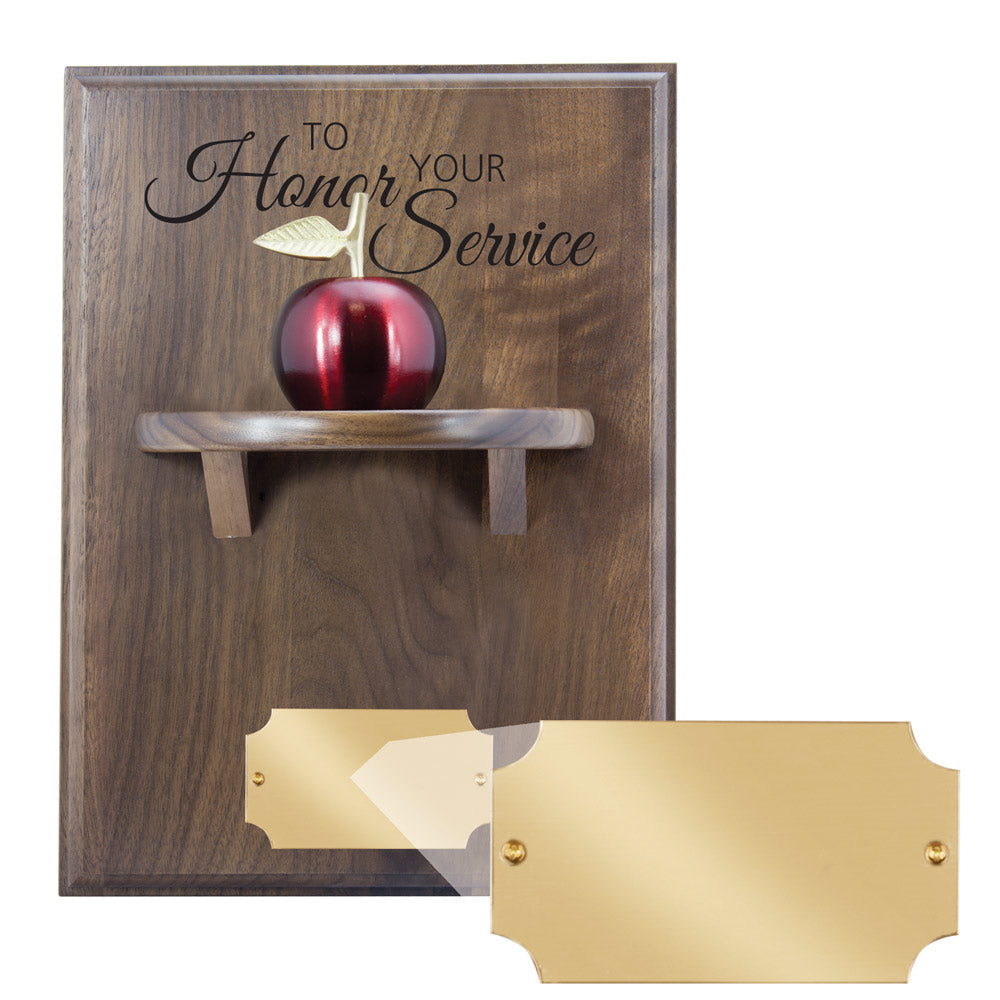 Apple Bell Shelf Plaque