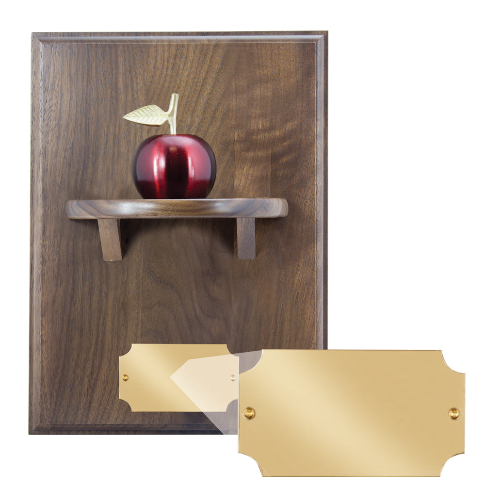 Apple Bell Shelf Plaque