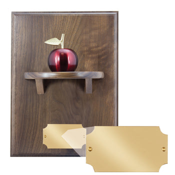 Apple Bell Shelf Plaque