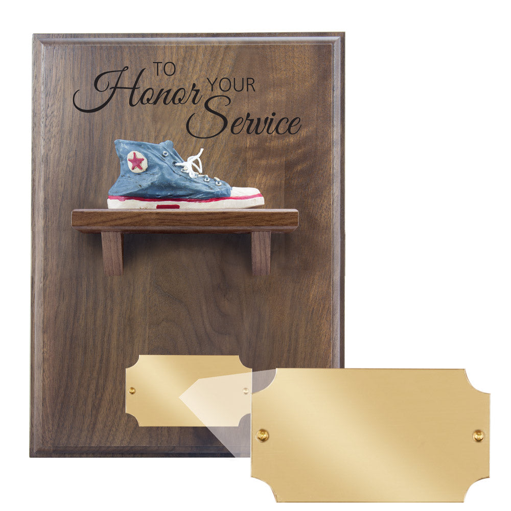 Extra Distance Shoe Shelf Plaque