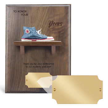 Extra Distance Shoe Shelf Plaque