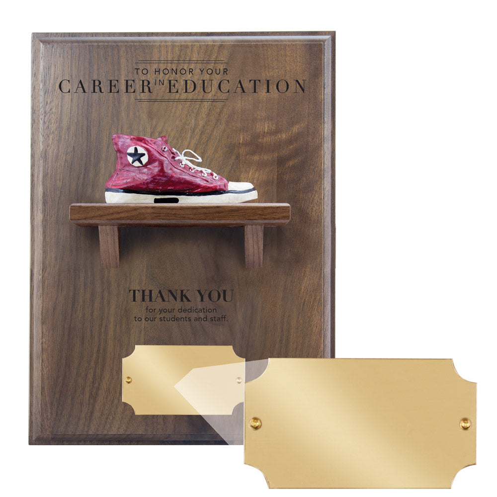 Extra Distance Shoe Shelf Plaque