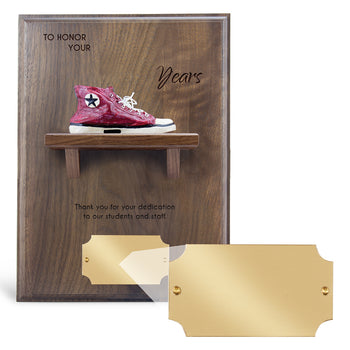 Extra Distance Shoe Shelf Plaque