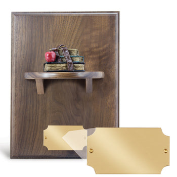 Shelf Plaque with Books