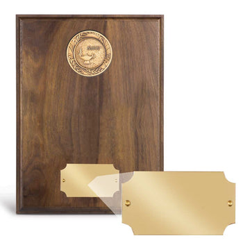 Brass Medallion Plaque