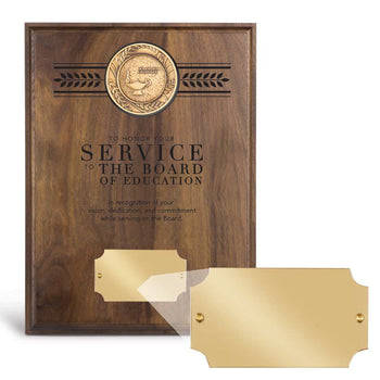 Brass Medallion Plaque
