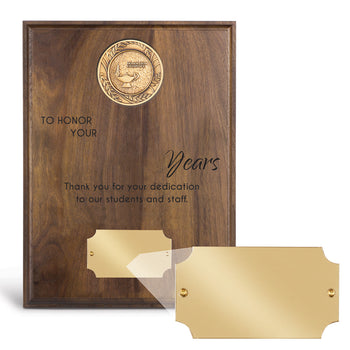 Brass Medallion Plaque