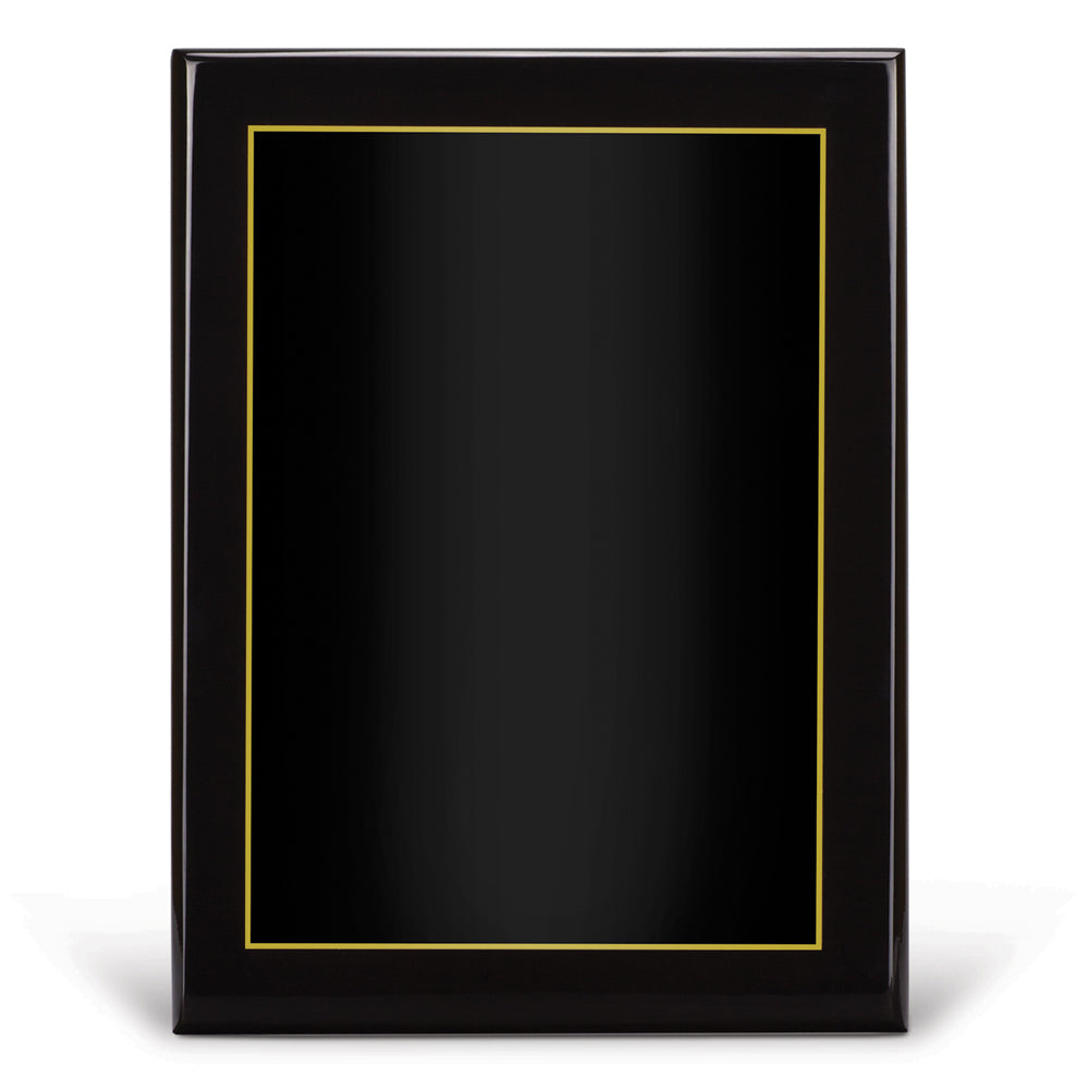 Black Piano-Finish Plaque