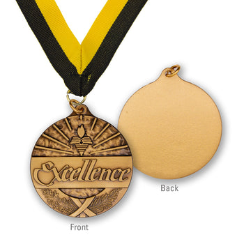 High-quality Brass Excellence Medallion