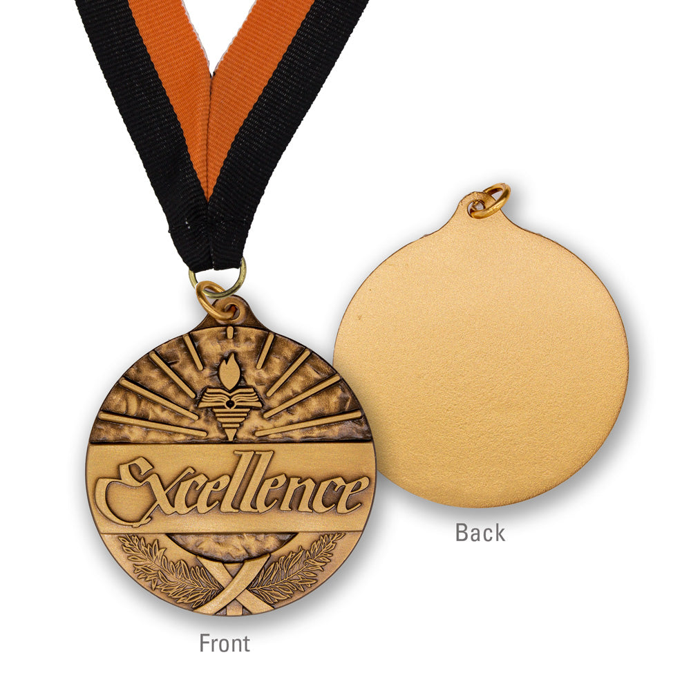 High-quality Brass Excellence Medallion