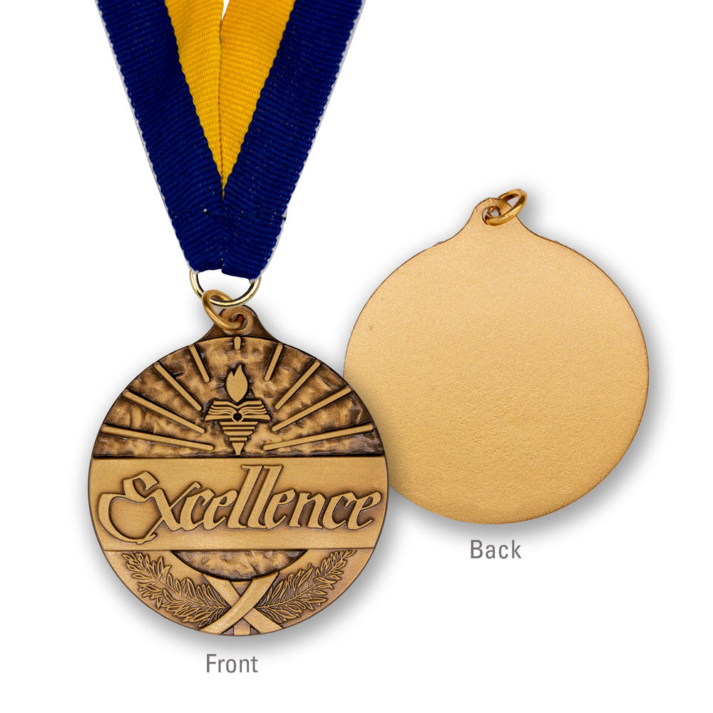 High-quality Brass Excellence Medallion
