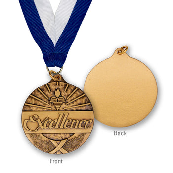 High-quality Brass Excellence Medallion