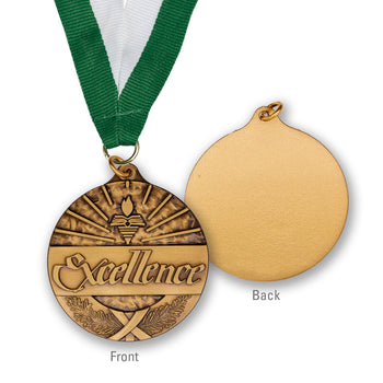 High-quality Brass Excellence Medallion