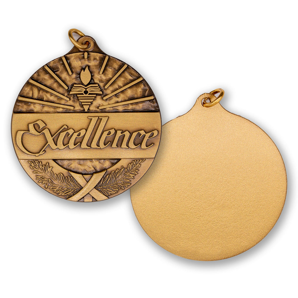 High-quality Brass Excellence Medallion
