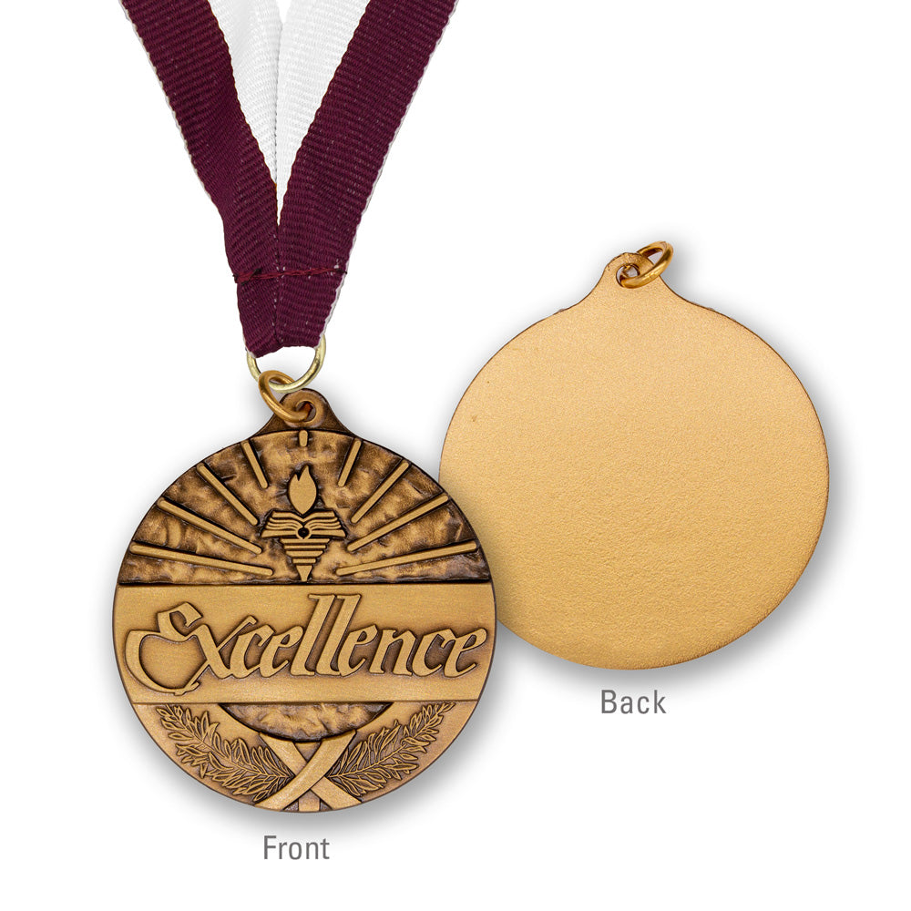 High-quality Brass Excellence Medallion