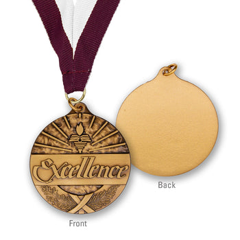 High-quality Brass Excellence Medallion