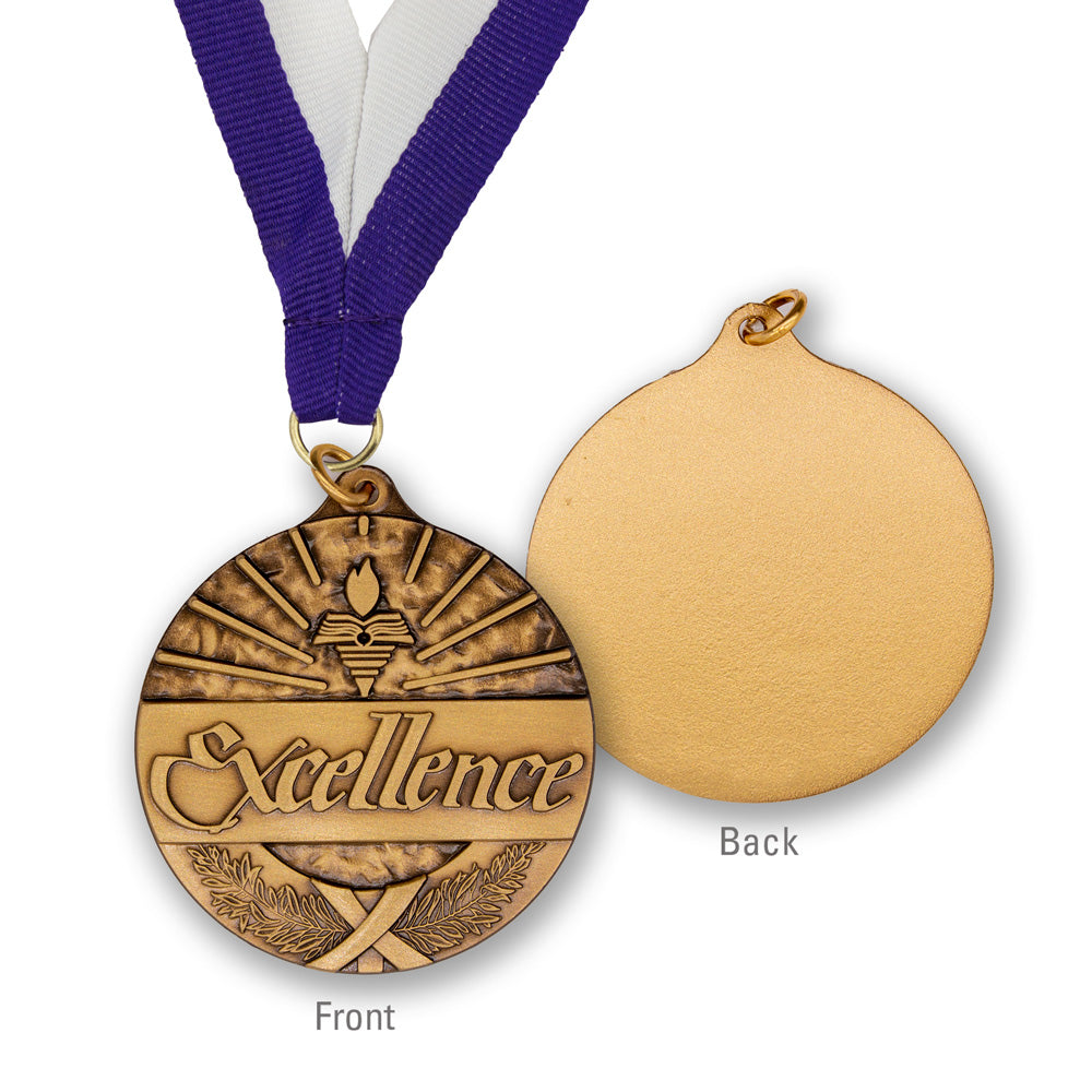 High-quality Brass Excellence Medallion