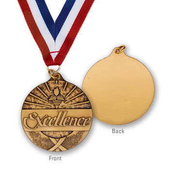 High-quality Brass Excellence Medallion